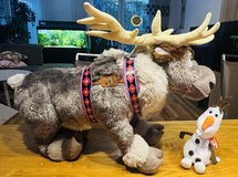 Two Stuffed Characters From The Movie ‘Frozen’ in Wiesbaden, GE
