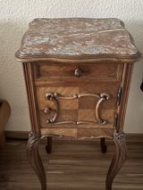 Antiques night stand in Ramstein, Germany