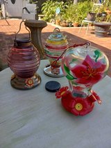 3 Glass Hummingbird Feeders in Kingwood, Texas