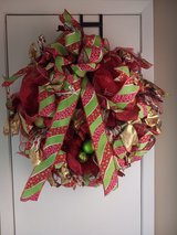 Ribbon Christmas Wreath in Kingwood, Texas