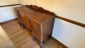 Antique Carved Sideboard – Early to Mid 20th Century Elegance in Westmont, Illinois