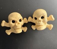 Skull Bike Tire Caps in Kingwood, Texas