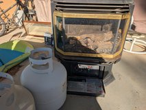 Freestanding propane stove in Yucca Valley, California
