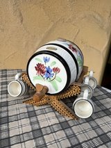 vintage ceramic barrel in Ramstein, Germany
