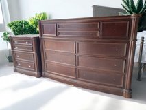 Large Dresser & Nightstand Solid Wood in Kingwood, Texas