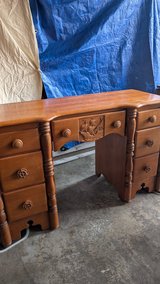 Solid wood dresser and desk in Kingwood, Texas