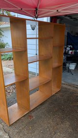 Wood bookcase in Kingwood, Texas