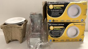 NOS! Set of TWO white Lithonia Lighting 3" LED Recessed Light Kits in Joliet, Illinois