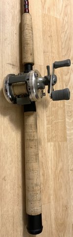 Vintage Fishing Combo - South Bend Tony Rizzo Muskie Pike Rod w/ Shimano Corsair Reel in Bolingbrook, Illinois