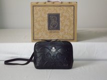 NEW! Brighton Alexa Cordoba Black Leather Organizer Crossbody Designer Handbag in Batavia, Illinois