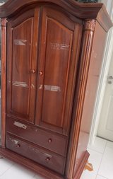 Free solid wooden Armoire in Ramstein, Germany