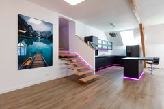 [ID: 2057] KL - city center, duplex apartement., 4 bedr., 2 bathrooms, fire place, garage in Ramstein, Germany