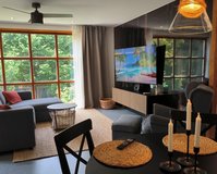 TLA/TDY ground floor 2BR 2BA w/ office, balcony & yard, 5min to LRMC [ref: ZM27] in Ramstein, Germany