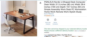 NEW assembled desk in Okinawa, Japan