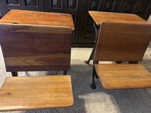 School desks in Travis AFB, California