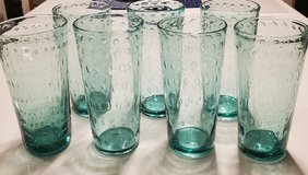 Green drinking glasses in Aurora, Illinois