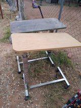 over the bed table in Alamogordo, New Mexico