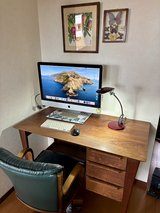 Solid wood desk in Okinawa, Japan