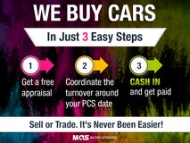 Sell your used US-Spec car to Military AutoSource before you PCS. in Aurora, Illinois