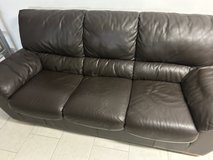 Leather Couch in Ramstein, Germany
