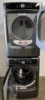 Washer & Dryer Set: Maytag Washer + Dryer (Model MHW5500FC0 + YMED5100DCO) in Ottawa, Illinois