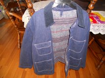 Vintage 60s Wrangler Denim Jean Chore Jacket Size 50 Blanket Lined Workwear USA in Byron, Georgia