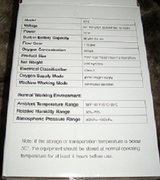 NEW VARON PULSE OXYGEN CONCENTRATOR AND CARRYING BAG in Bellevue, Nebraska