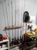 fishing poles in Byron, Georgia