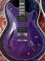 EVH SA-126 Special Quilted Maple Semi-hollowbody Electric Guitar - Trans Purple in Bartlett, Illinois