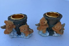 Teddybear Angel Candlestick Holders in Warner Robins, Georgia