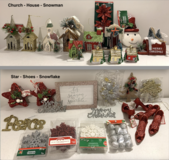 Christmas Glitter Ornaments Bundles - Church House *OR Stars Snowflake *$10 per Bundle* in Joliet, Illinois