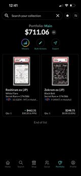 Reshiram PSA 10, Zekrom PSA 9 BWR in Okinawa, Japan