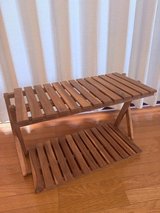 Beautiful Acacia Wood Rack – Perfect for Gardening or Camping in Okinawa, Japan