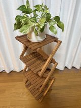Beautiful Acacia Wood Rack – Perfect for Gardening or Camping in Okinawa, Japan