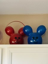 Disney Popcorn Buckets-Red and Blue in Temecula, California