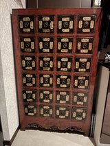 Chinese Medicine Cabinet in Okinawa, Japan