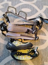 climbing belt & shoes in Alamogordo, New Mexico
