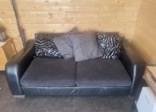 Three seater sofa,chair, swivel chair and footstall in Lakenheath, UK