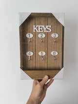 NEW small wooden key cabinet with storage in Ramstein, Germany