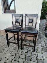black brown bar stools in Ramstein, Germany
