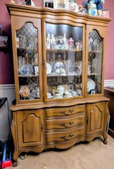 1 Piece French Provincial/Country China Cabinet/Hutch in Westmont, Illinois