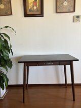 wood desk in Okinawa, Japan