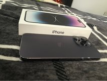 iPhone 14 Pro Max purple works perfectly sim unlocked with box and case in Spangdahlem, Germany