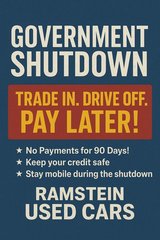 DRIVE OFF, PAY LATER!! in Baumholder, GE