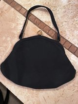 Vintage Black Taffetta Evening Bag in Travis AFB, California