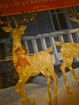 Christmas decorations outdoor- reindeer in Glendale Heights, Illinois