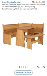 corner dining nook set in Alamogordo, New Mexico