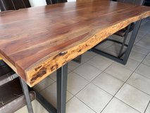 Solid Wood Dining Table – 6 cm Thick Top – 180 x 90 x 76 cm in Ramstein, Germany