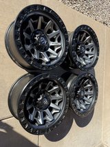 FUEL Covert 18X9. 4 Rims with 6 Lug Chevy or GMC in Alamogordo, New Mexico