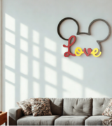 Mickey Mouse wall art in Aurora, Illinois